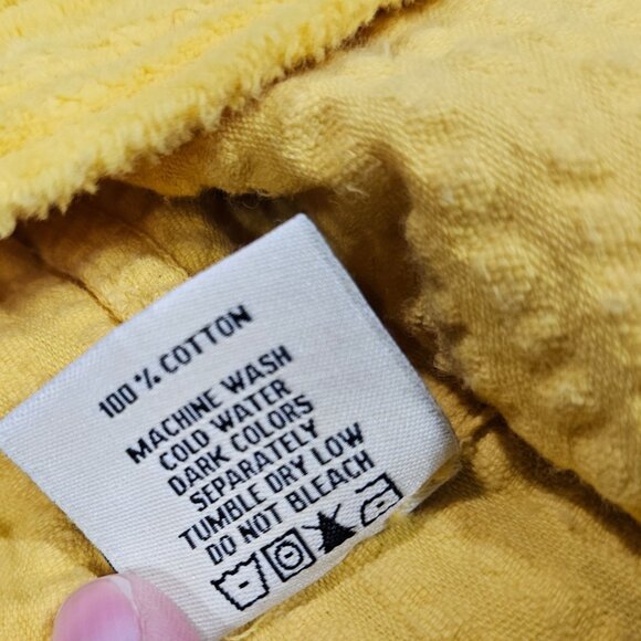 Color Me Cotton Womens XXL Jacket Yellow Corduroy Annabelle Hooded Coat CMC - Picture 3 of 9